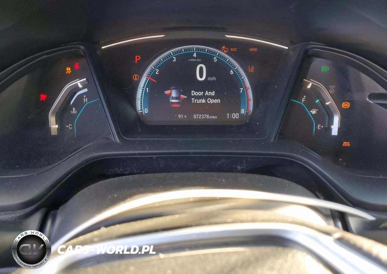 2019 Honda Civic Lx VIN:2HGFC2F66KH516906 - 9