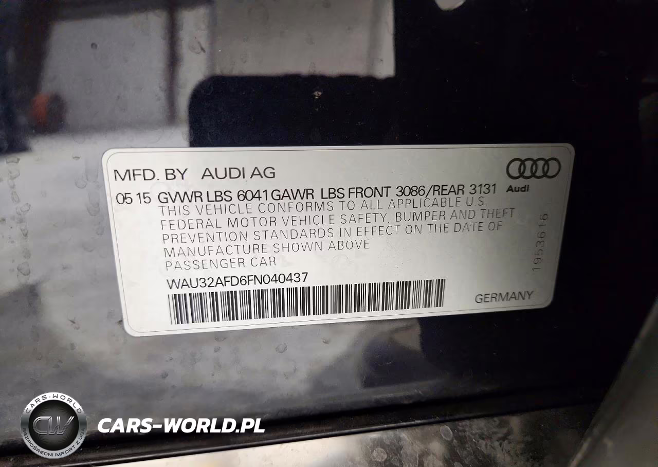 2015 Audi A8 L Quattro VIN:WAU32AFD6FN040437 - 13