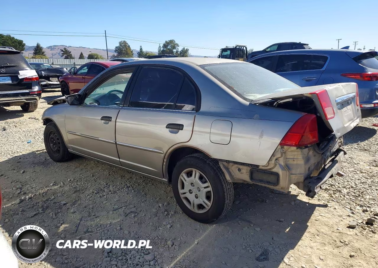 2001 Honda Civic Lx VIN:2HGES165X1H560129 - 2
