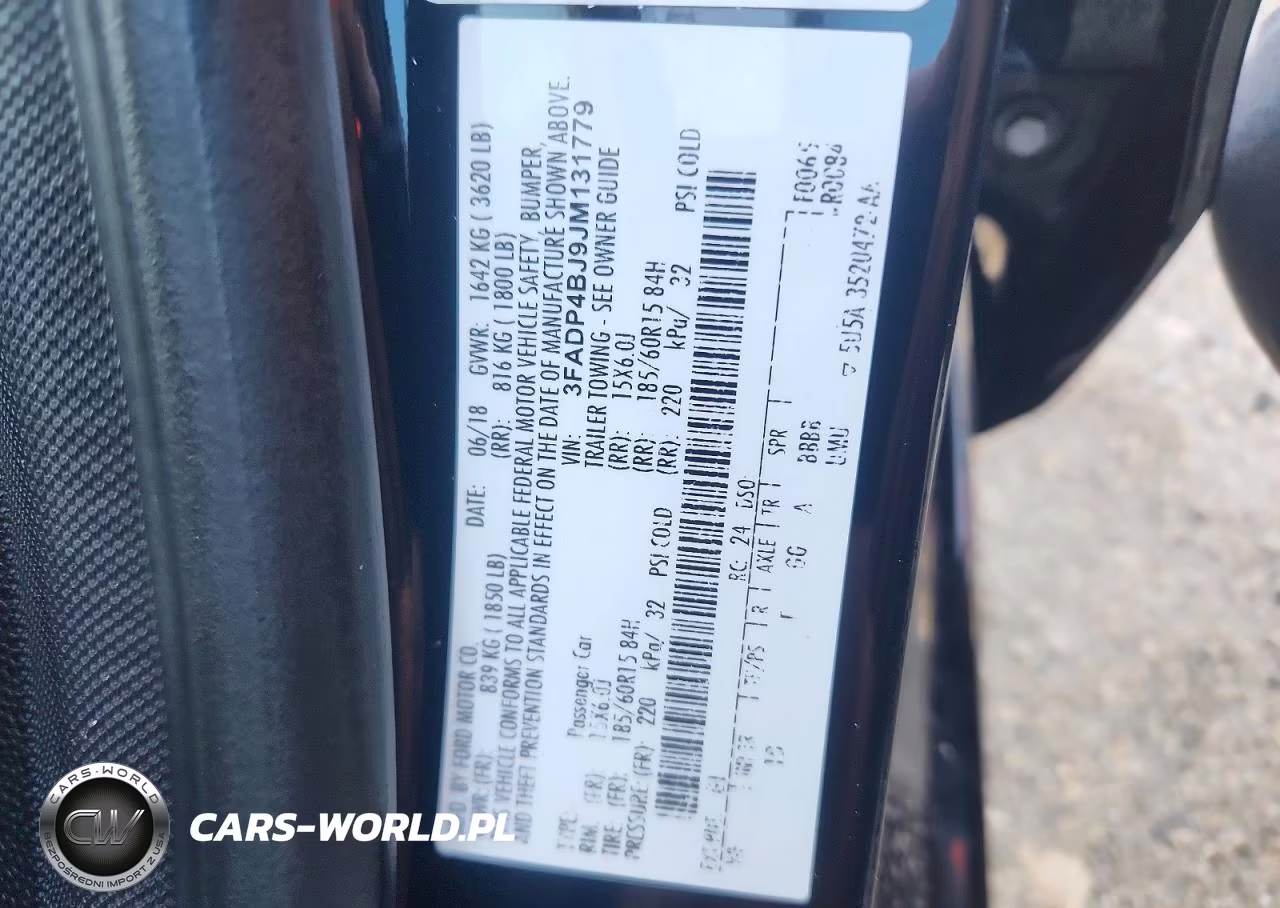 2018 Ford Fiesta Se VIN:3FADP4BJ9JM131779 - 13