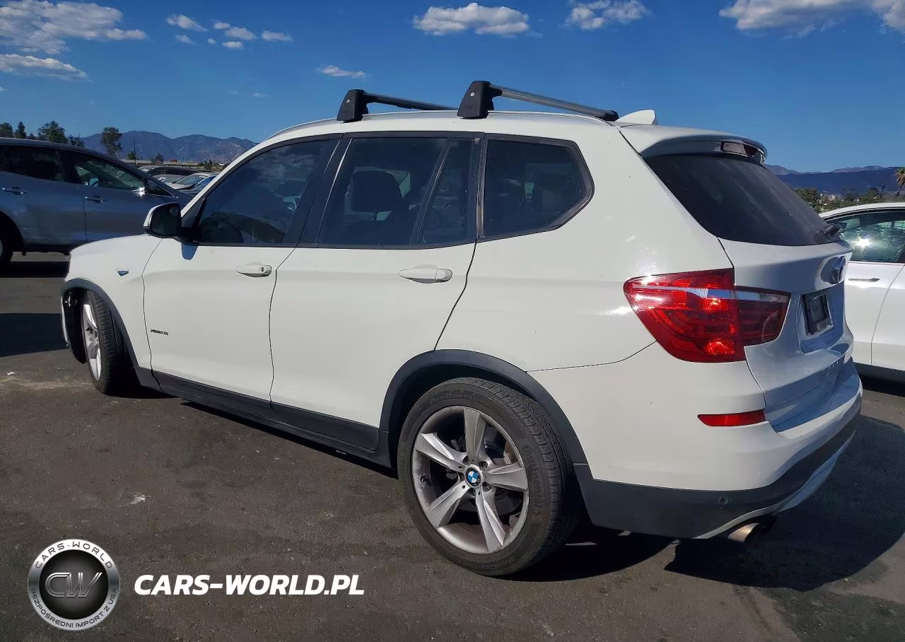 2017 BMW X3 Sdrive28I VIN:5UXWZ7C51H0T44267 - 2