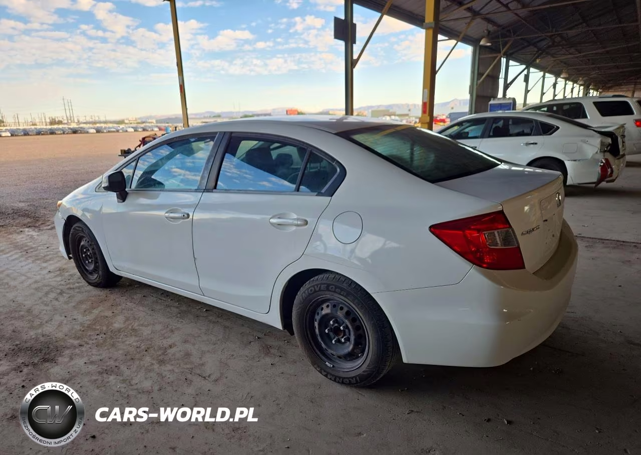 2012 Honda Civic Lx VIN:2HGFB2F52CH612320 - 2