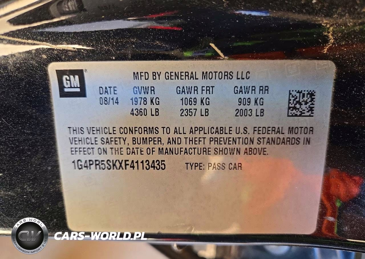 2015 Buick Verano Convenience VIN:1G4PR5SKXF4113435 - 12