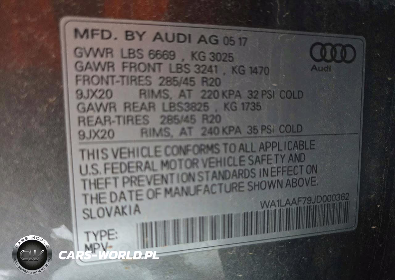 2018 Audi Q7 Premium Plus VIN:WA1LAAF79JD000362 - 14