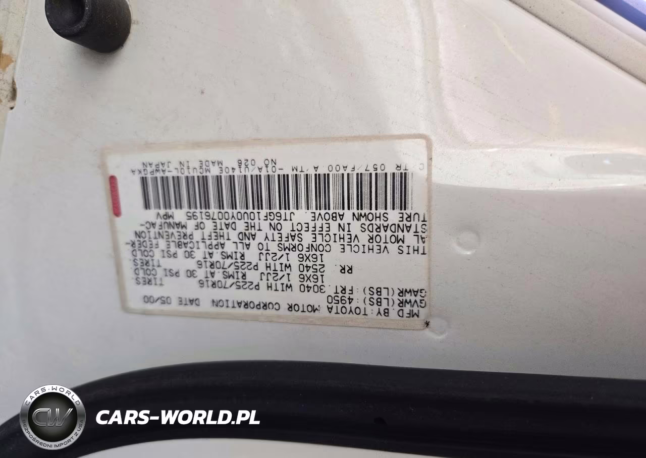 2000 Lexus Rx 300 VIN:JT6GF10U0Y0076195 - 13