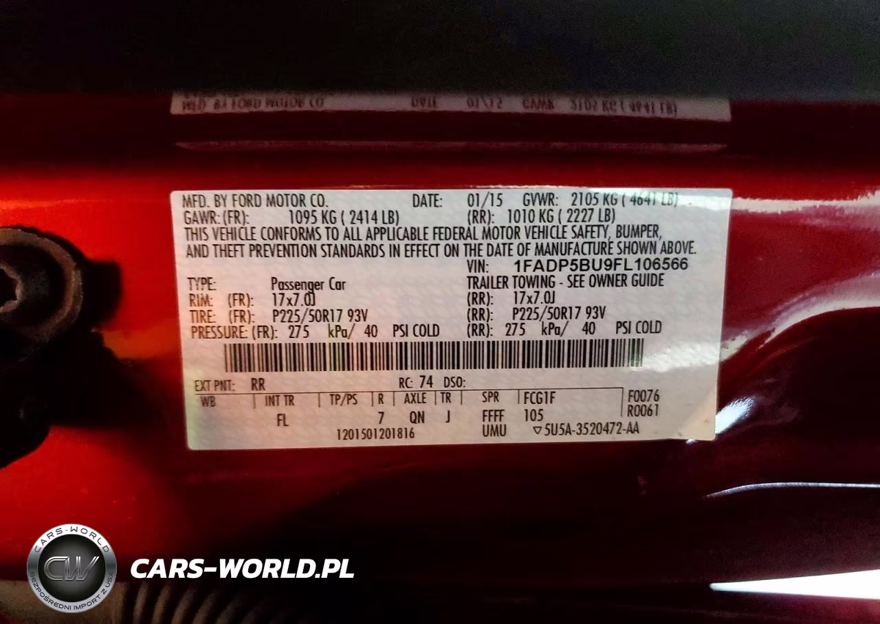 2015 Ford C-Max Sel VIN:1FADP5BU9FL106566 - 12