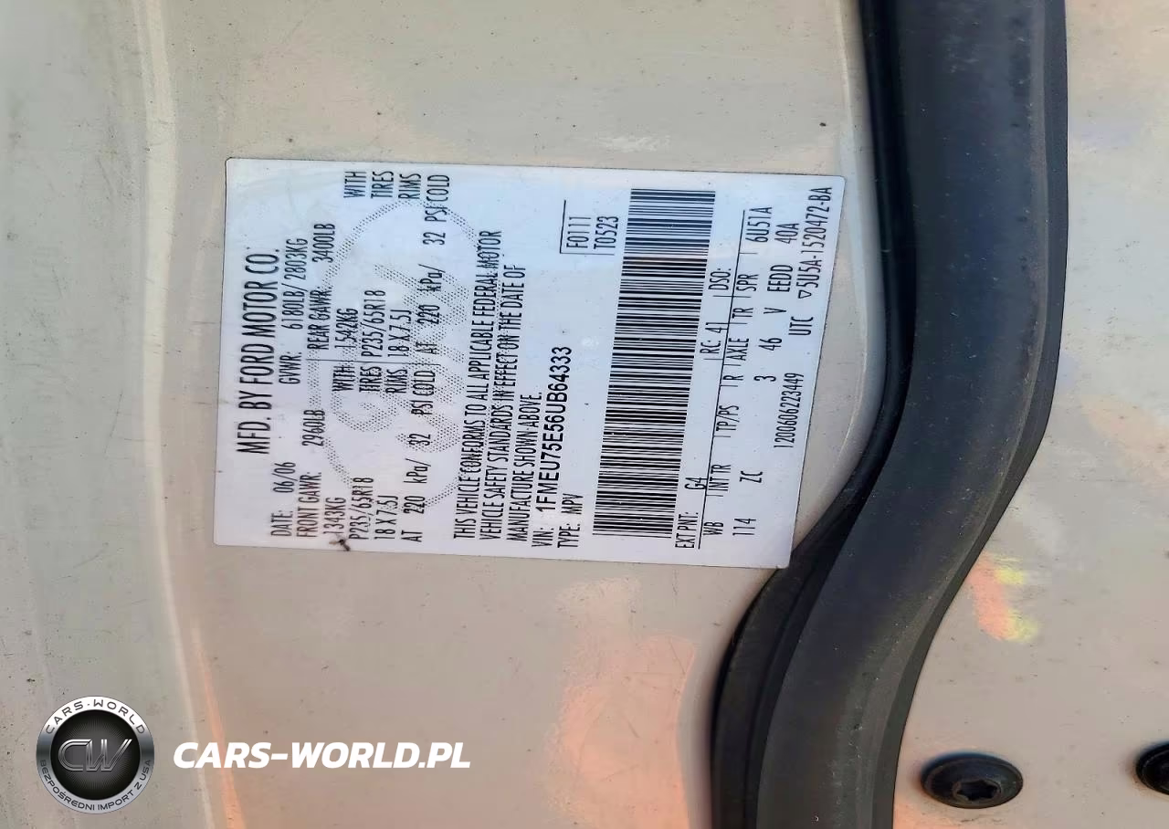 2006 Ford Explorer Limited VIN:1FMEU75E56UB64333 - 13