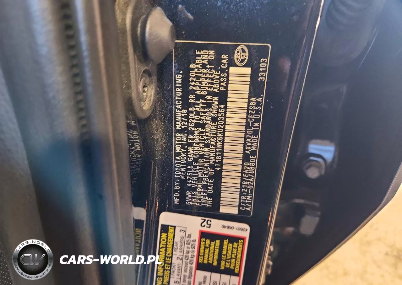 2019 Toyota Camry Se VIN:4T1B11HK6KU203564 - 13