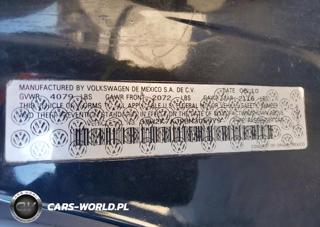 2011 Volkswagen Jetta Base VIN:3VW2K7AJ9BM305979 - 13