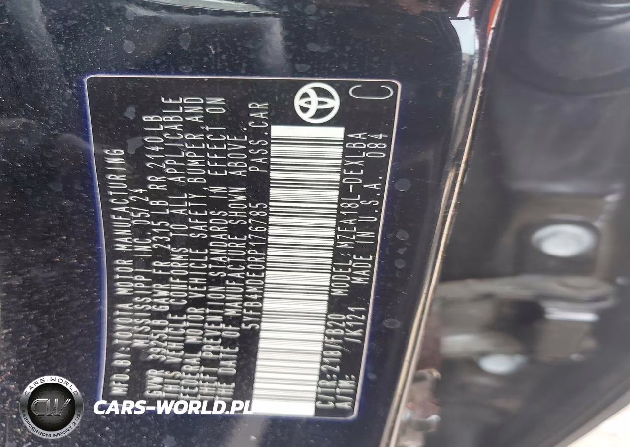2024 Toyota Corolla Le VIN:5YFB4MDE0RP176785 - 13