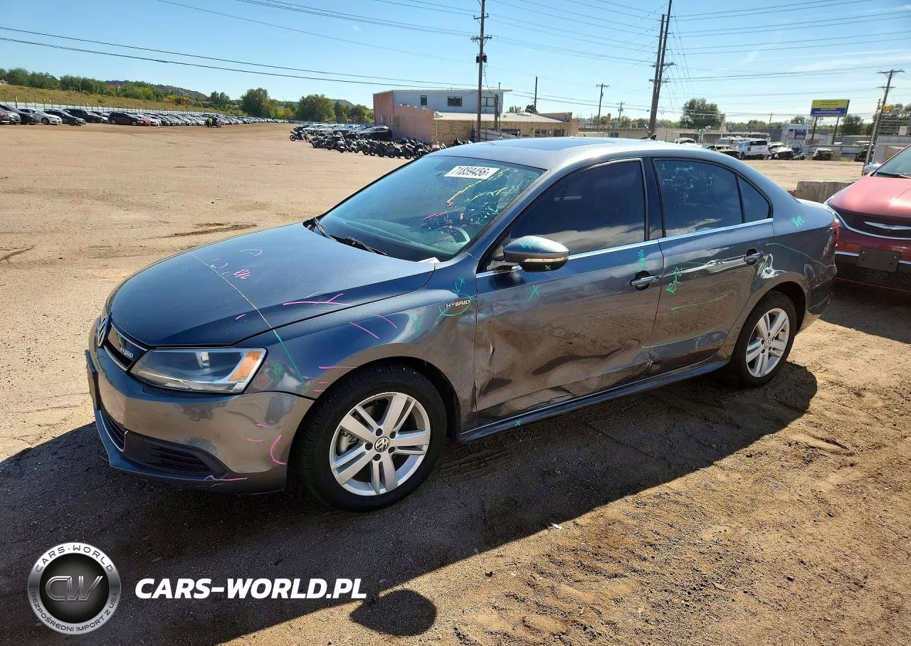 2013 Volkswagen Jetta Hybrid VIN:3VW637AJ7DM278508 - 1