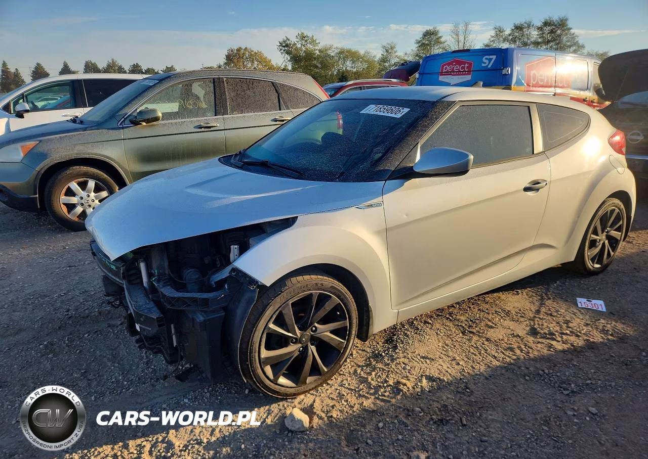 2017 Hyundai Veloster Base VIN:KMHTC6AD1HU304916 - 1