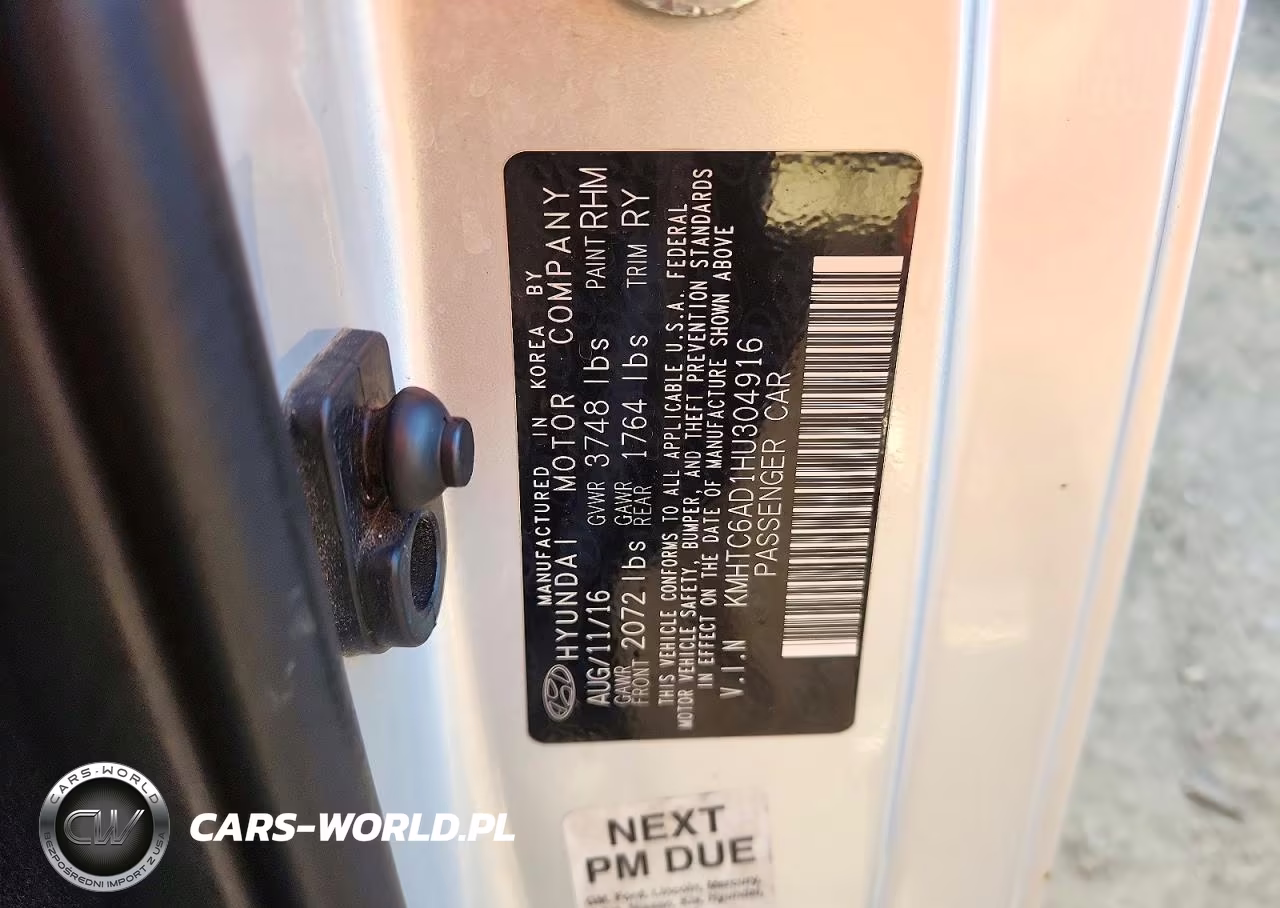 2017 Hyundai Veloster Base VIN:KMHTC6AD1HU304916 - 13