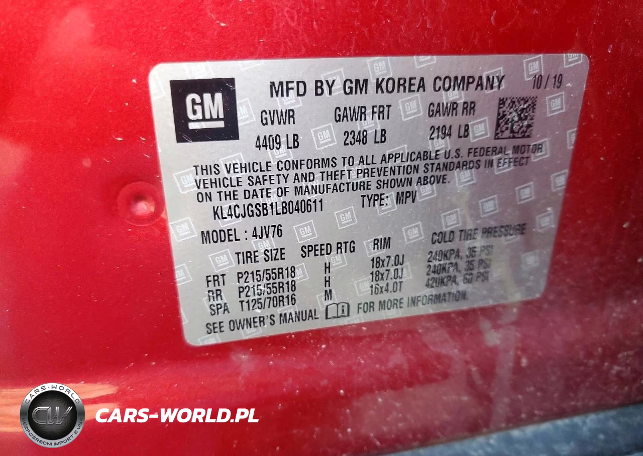 2020 Buick Encore Essence VIN:KL4CJGSB1LB040611 - 13