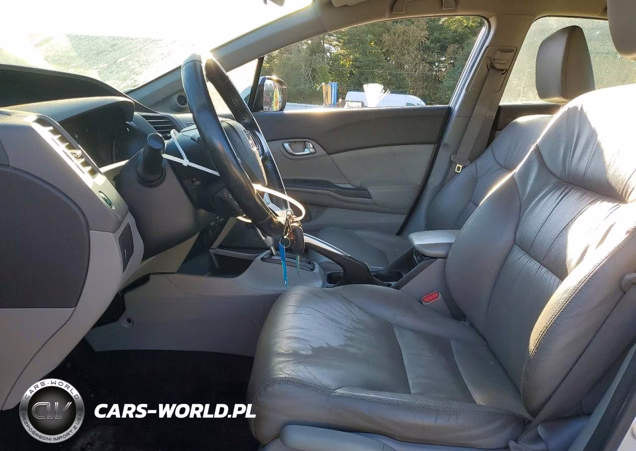2012 Honda Civic Hybrid L VIN:JHMFB4F33CS007352 - 7