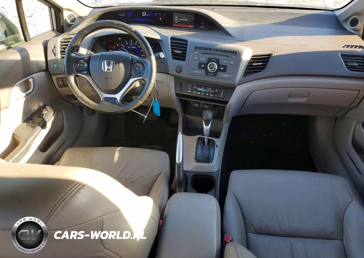 2012 Honda Civic Hybrid L VIN:JHMFB4F33CS007352 - 8