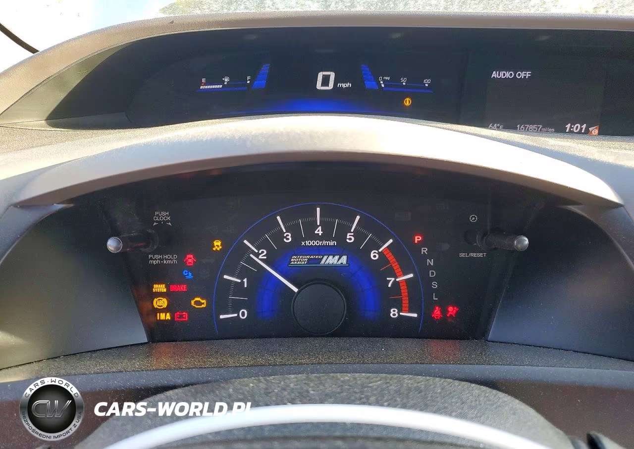 2012 Honda Civic Hybrid L VIN:JHMFB4F33CS007352 - 9