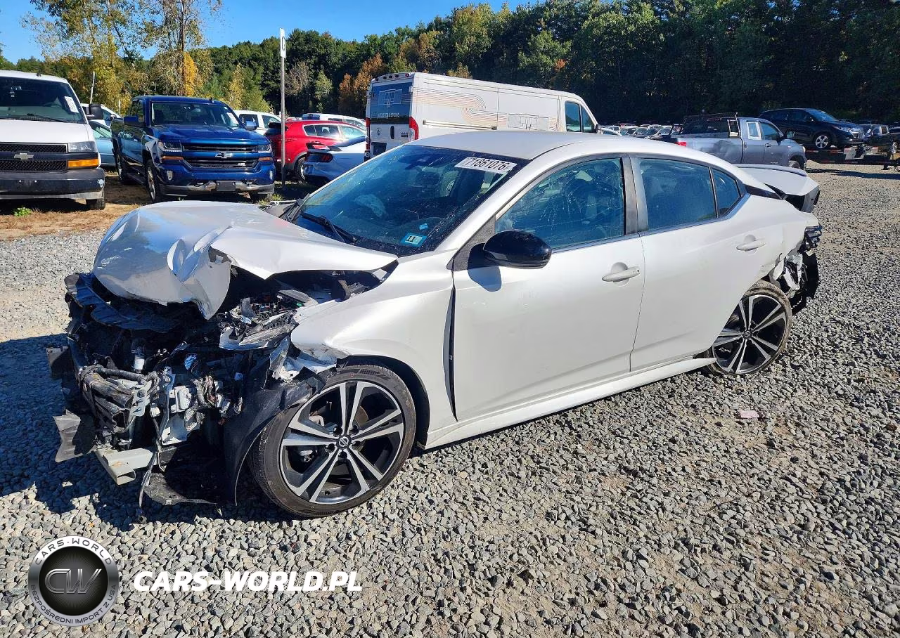 2022 Nissan Sentra Sr VIN:3N1AB8DV9NY213256 - 1