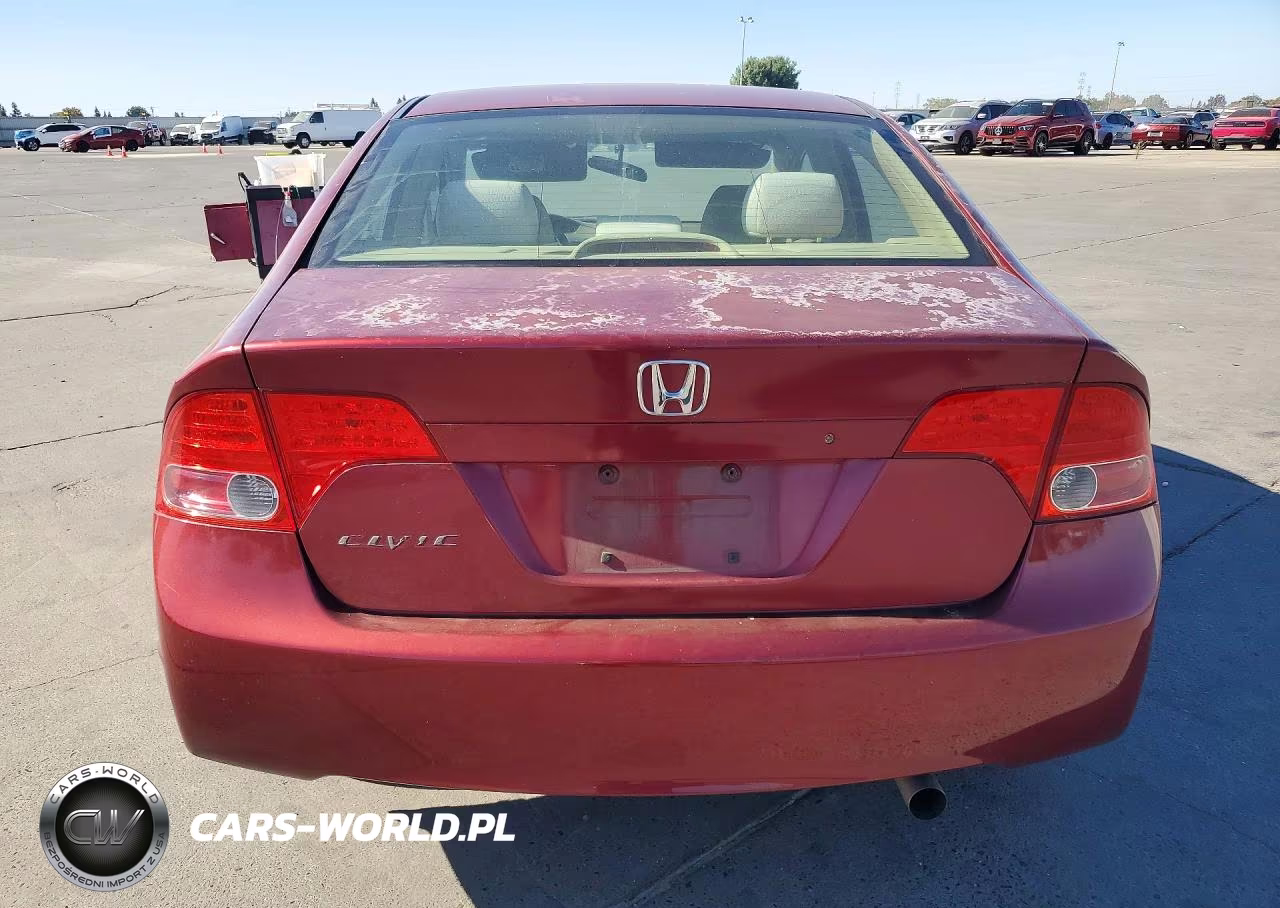 2008 Honda Civic Lx VIN:2HGFA16578H536954 - 6