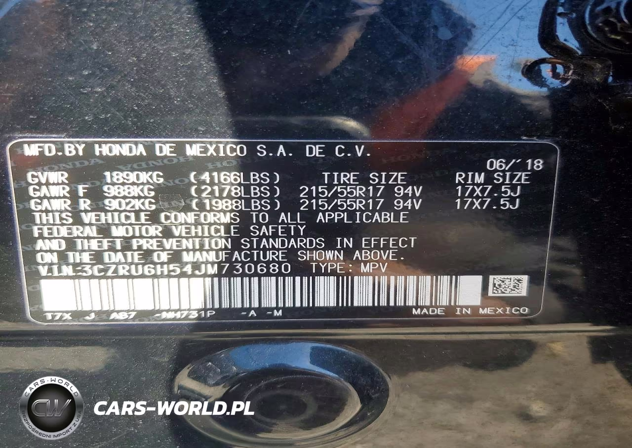 2018 Honda Hr-V Ex VIN:3CZRU6H54JM730680 - 14
