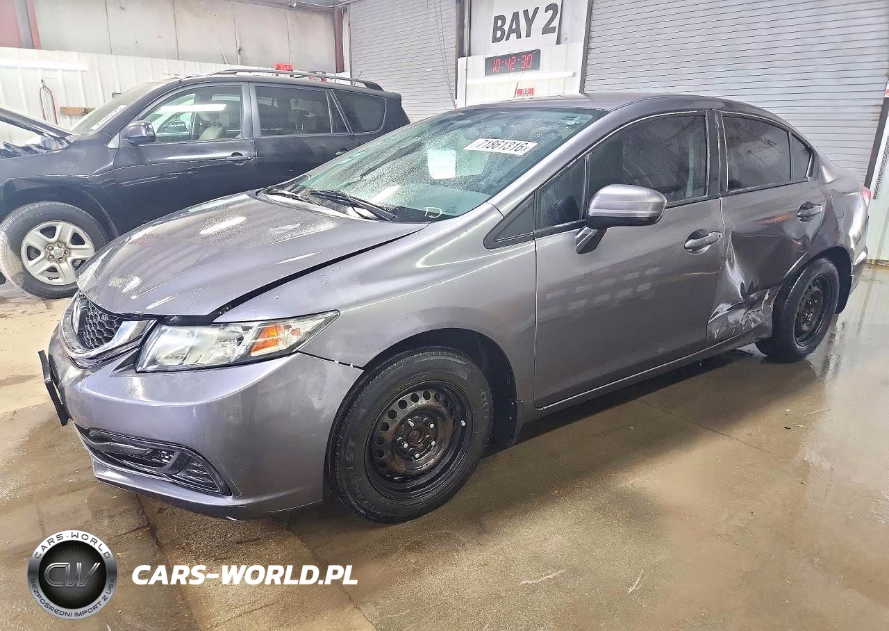 2015 Honda Civic Lx VIN:19XFB2F54FE060513 - 1