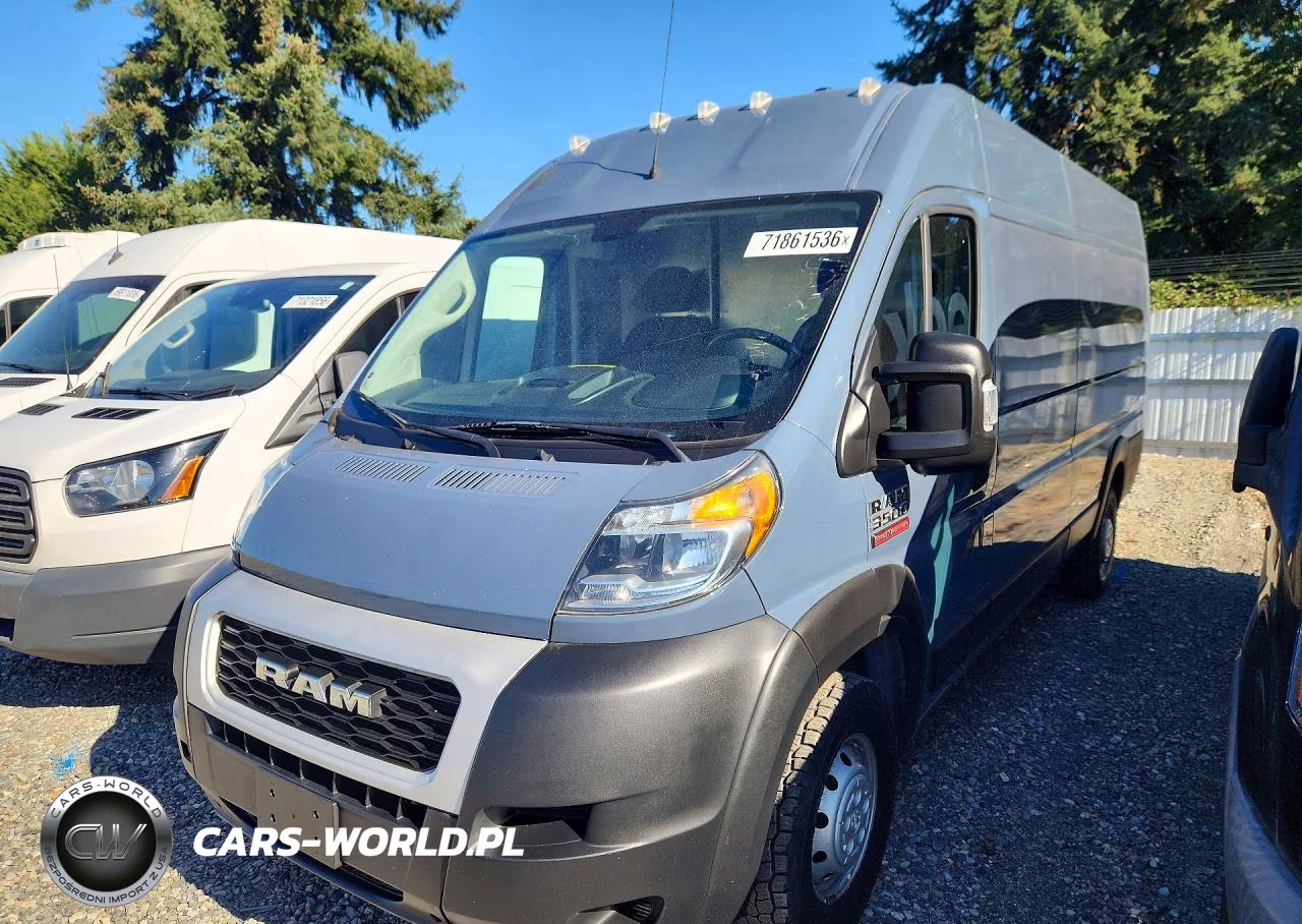 2019 Ram Promaster 3500 Delivery Van VIN:3C6URVJG1KE551362 - 1