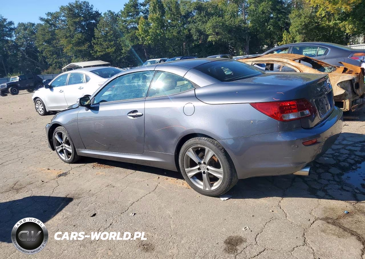 2012 Lexus Is 250C Base VIN:JTHFF2C28C2525364 - 2