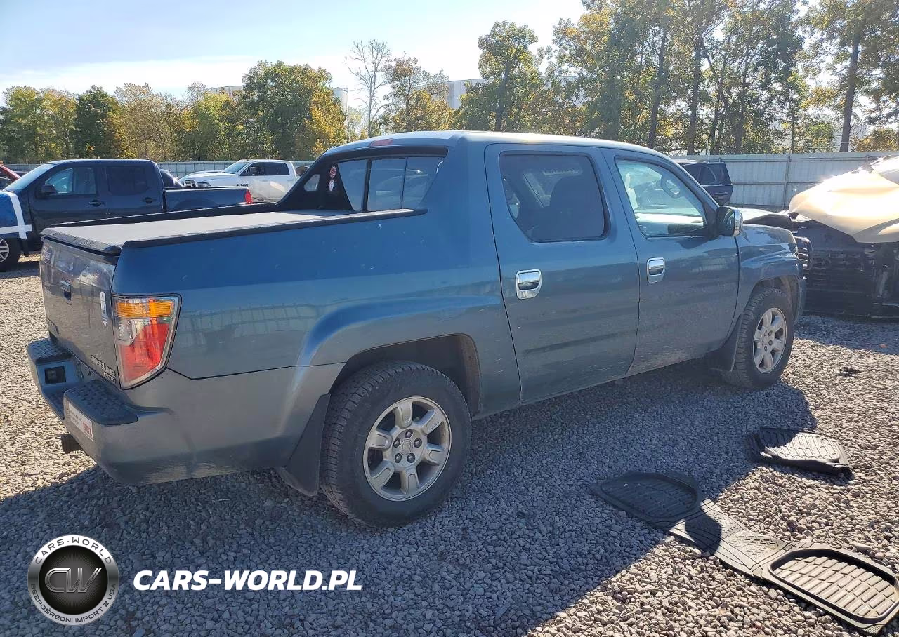2008 Honda Ridgeline Rtx VIN:2HJYK16358H539852 - 3