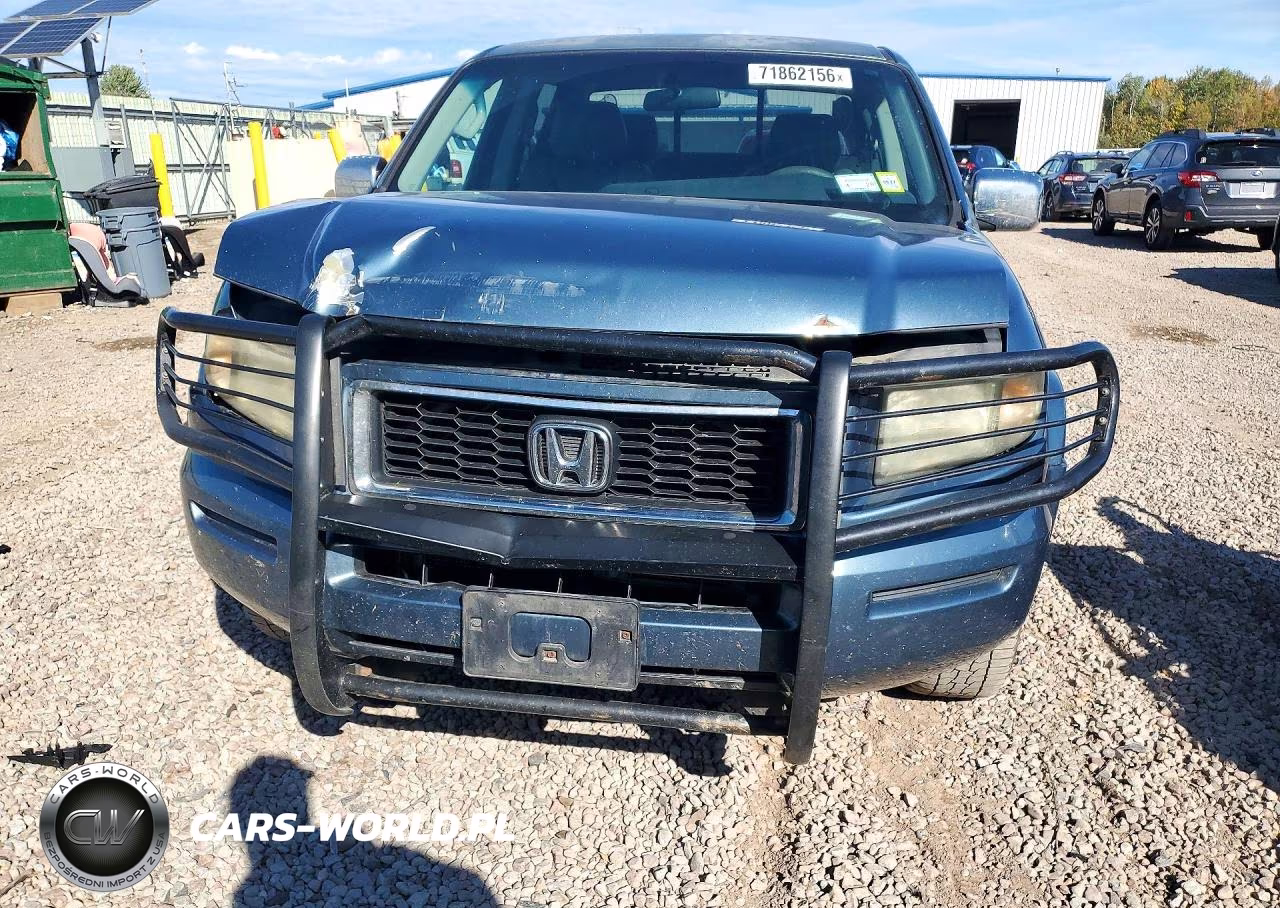2008 Honda Ridgeline Rtx VIN:2HJYK16358H539852 - 5