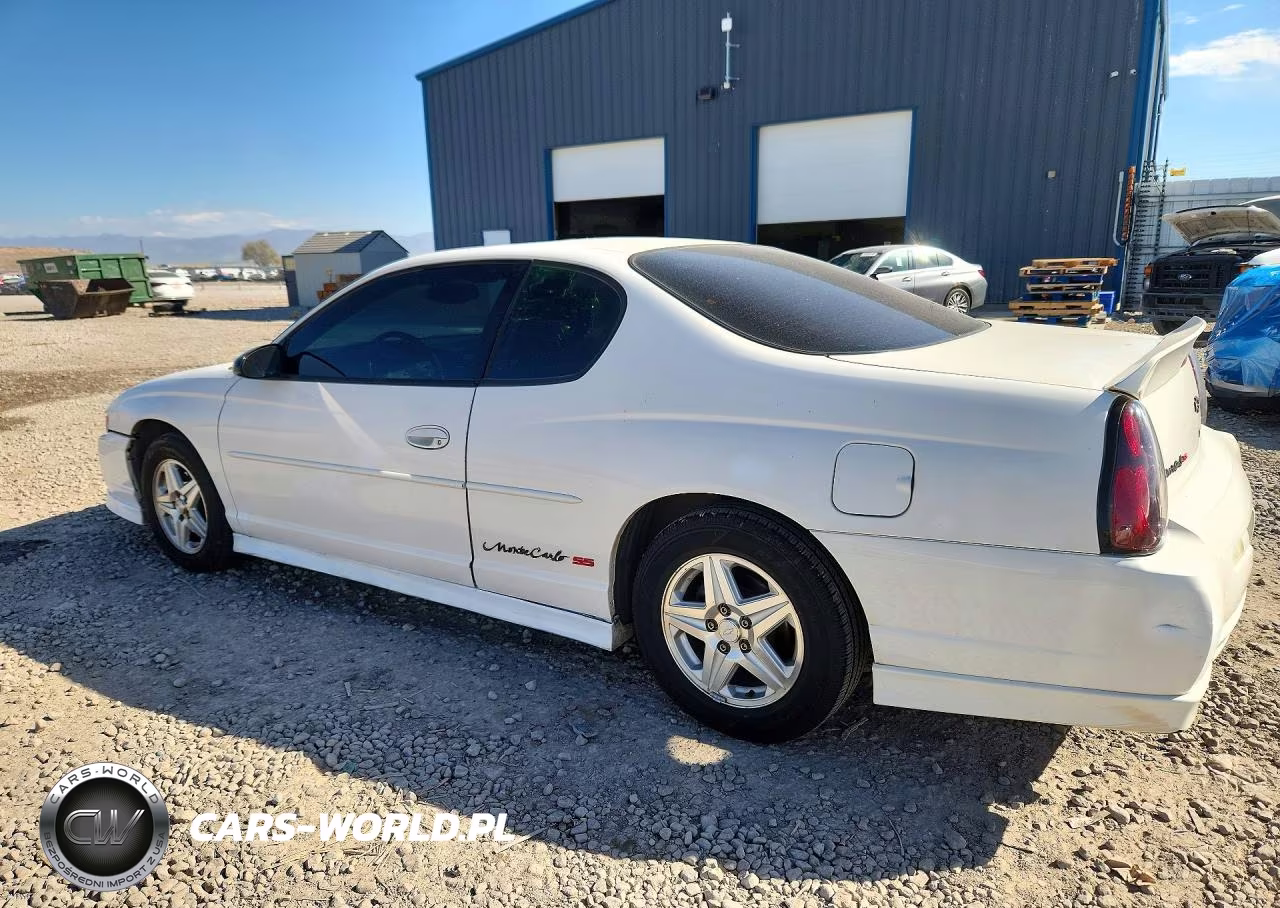 2001 Chevrolet Monte Carlo Ss VIN:2G1WX15K919285481 - 2