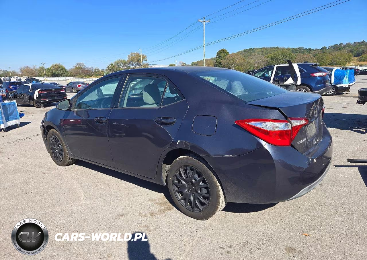 2016 Toyota Corolla Le VIN:5YFBURHE8GP516611 - 2
