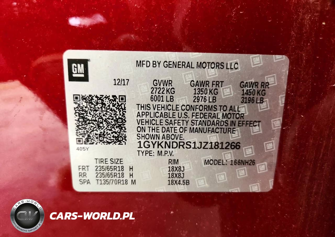 2018 Cadillac Xt5 Luxury VIN:1GYKNDRS1JZ181266 - 14