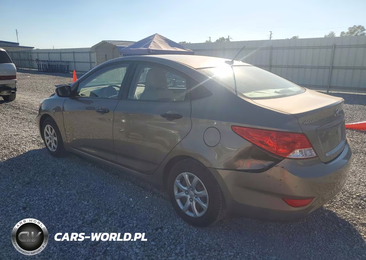 2012 Hyundai Accent Gls VIN:KMHCT4AE3CU094289 - 2