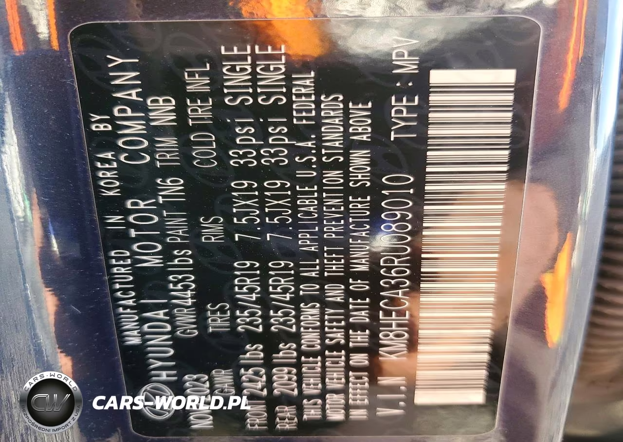 2024 Hyundai Kona Limited VIN:KM8HECA36RU089010 - 14