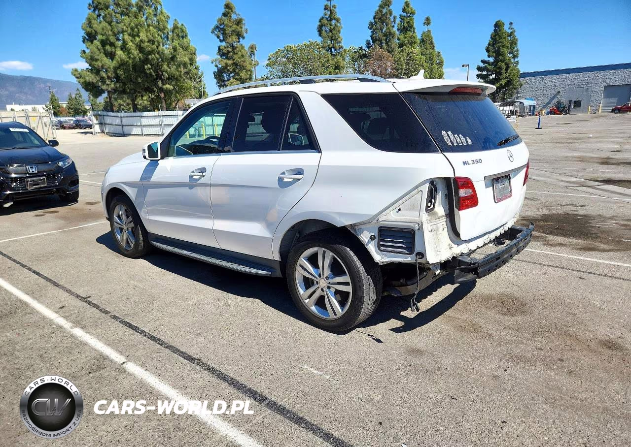 2015 Mercedes-Benz Ml 350 VIN:4JGDA5JB2FA560886 - 2