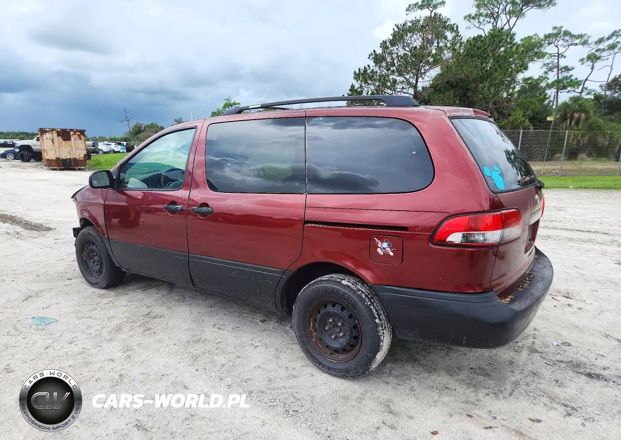 2002 Toyota Sienna Ce VIN:4T3ZF19C52U491236 - 2