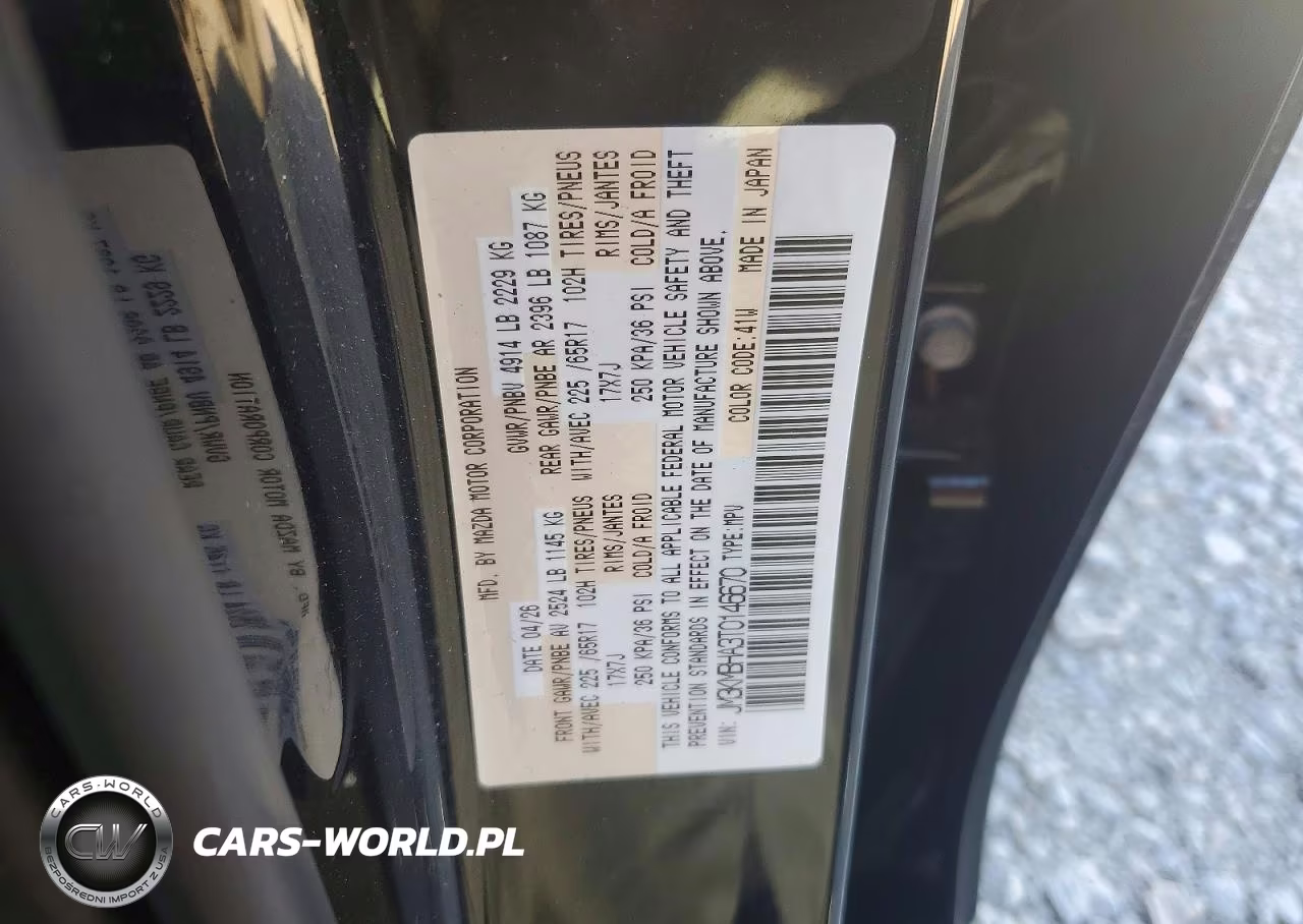 2026 Mazda Cx-5 Select VIN:JM3KMBHA3T0146670 - 13