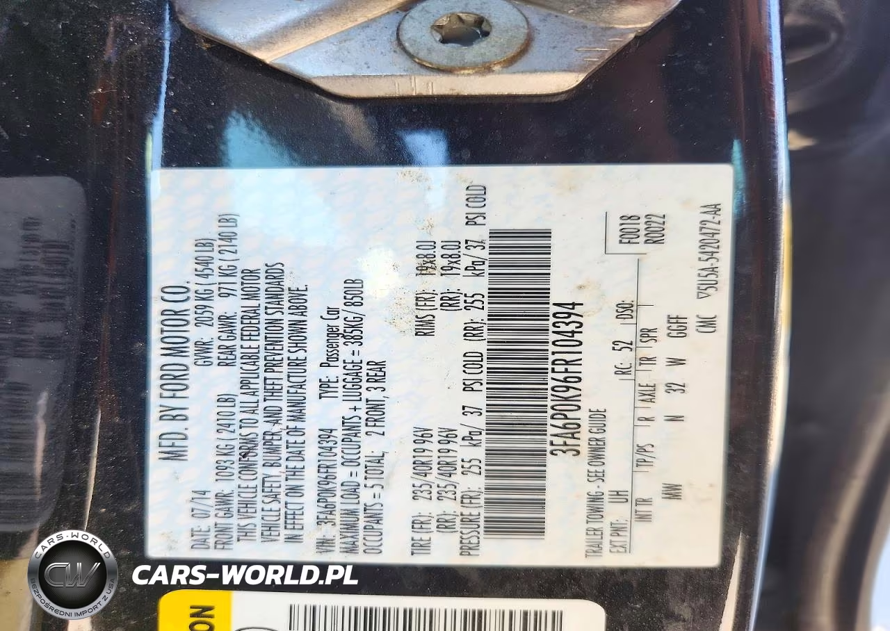 2015 Ford Fusion Titanium VIN:3FA6P0K96FR104394 - 13