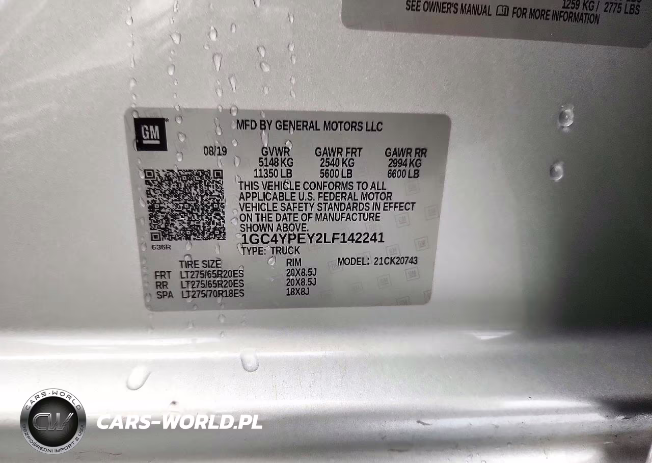 2020 Chevrolet Silverado K2500 Heavy Duty Ltz VIN:1GC4YPEY2LF142241 - 12