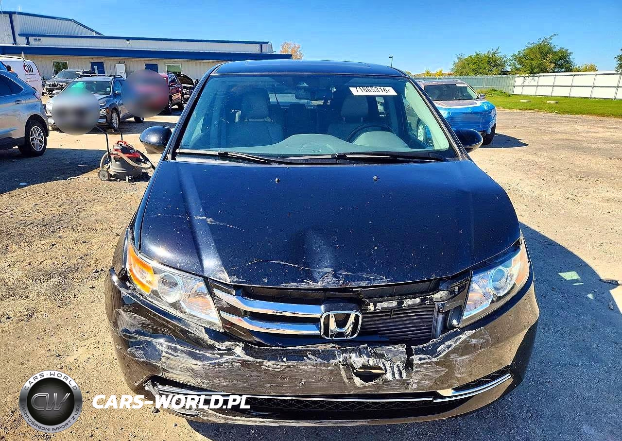 2017 Honda Odyssey Exl VIN:5FNRL5H69HB011015 - 5