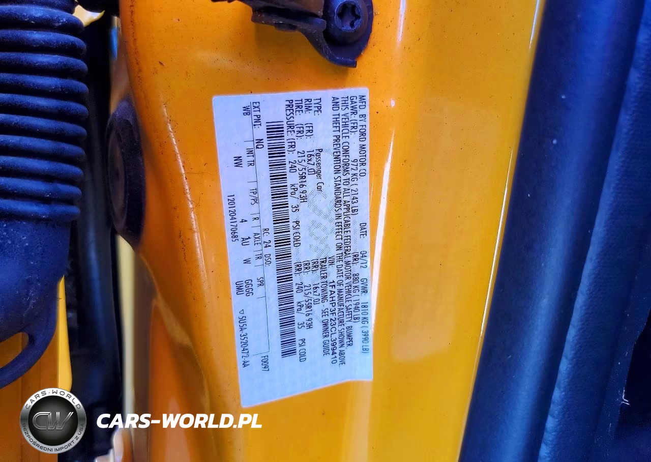 2012 Ford Focus Se VIN:1FAHP3F23CL399410 - 13