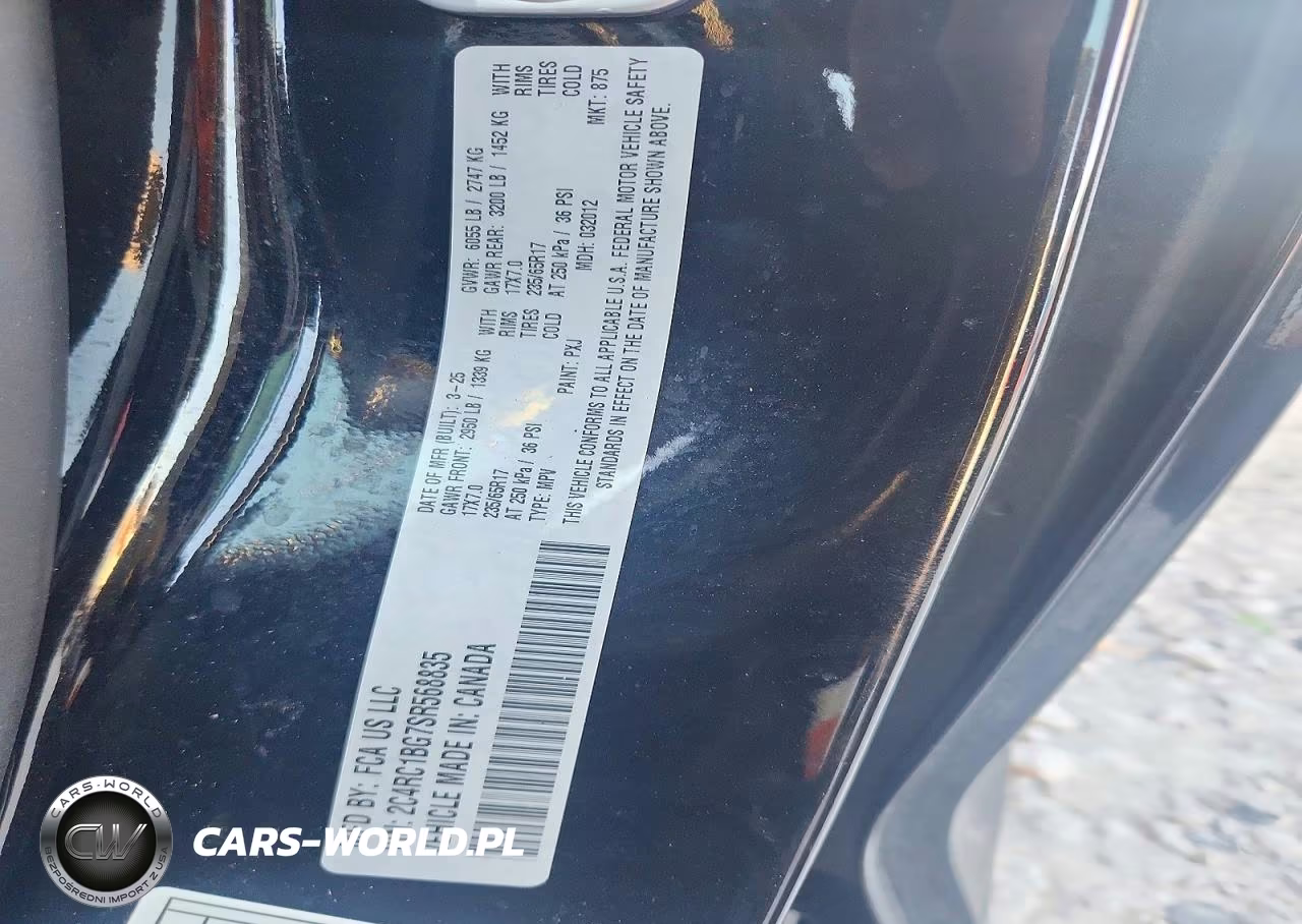 2025 Chrysler Pacifica Select VIN:2C4RC1BG7SR568835 - 14