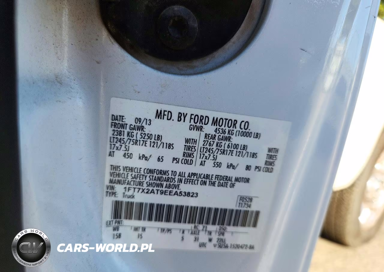 2014 Ford F250 Super Duty VIN:1FT7X2AT9EEA53823 - 12