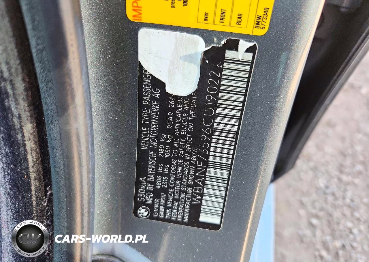 2006 BMW 530 Xi VIN:WBANF73596CU19022 - 12