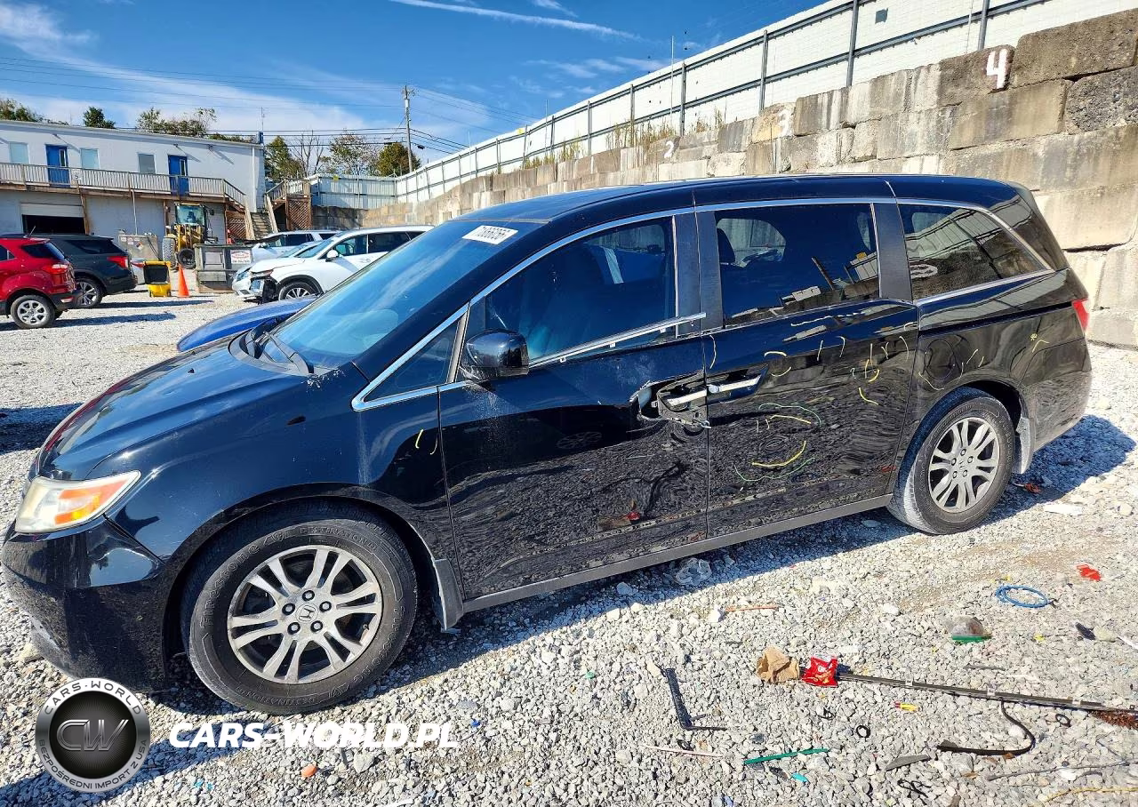 2011 Honda Odyssey Exl VIN:5FNRL5H66BB080302 - 1