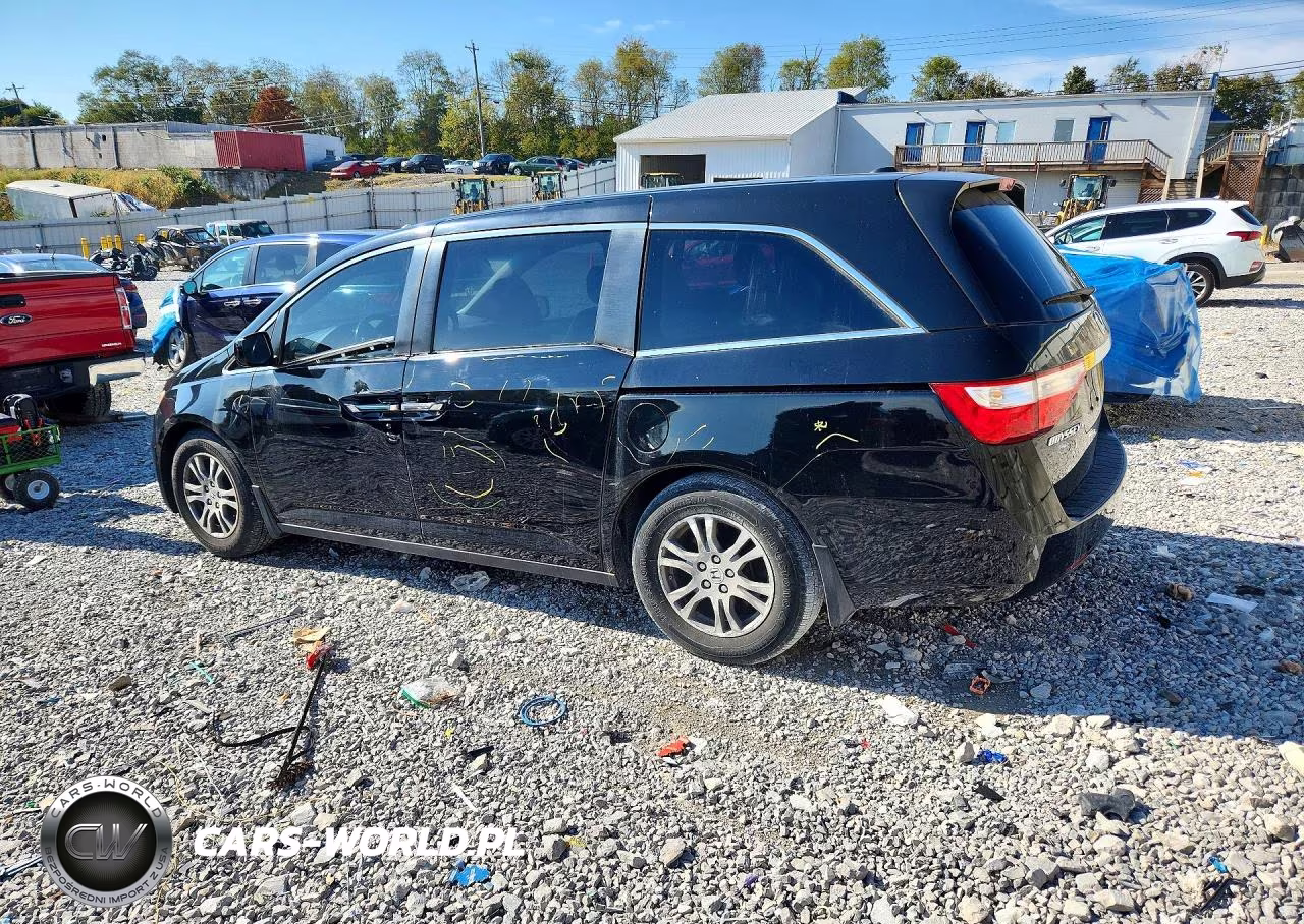 2011 Honda Odyssey Exl VIN:5FNRL5H66BB080302 - 2