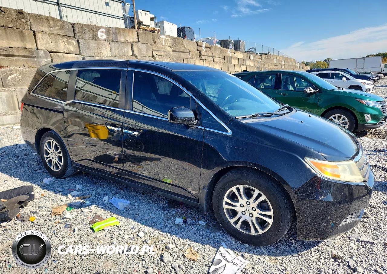 2011 Honda Odyssey Exl VIN:5FNRL5H66BB080302 - 4