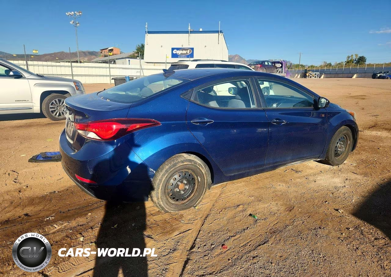 2016 Hyundai Elantra Se VIN:5NPDH4AE6GH701120 - 3