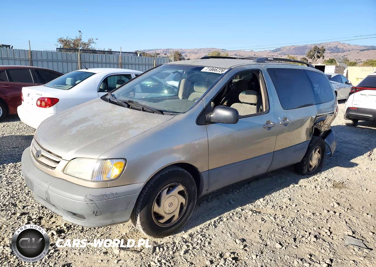 2001 Toyota Sienna Le VIN:4T3ZF13CX1U351075 - 1