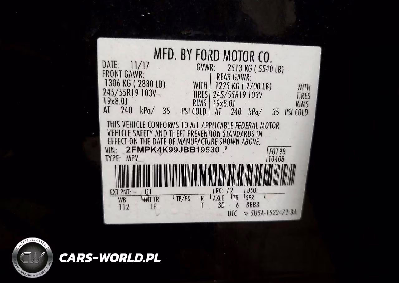 2018 Ford Edge Titanium VIN:2FMPK4K99JBB19530 - 14